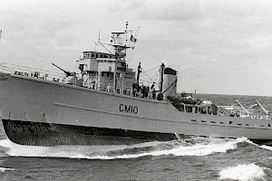 Irish Naval Ship GRAINNE -ex Oulston. Courtesy Lt Cdr Michael Burke INS